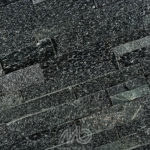 Plaquette black quartzite